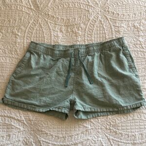 Patagonia Women's Athletic Shorts in Light Green